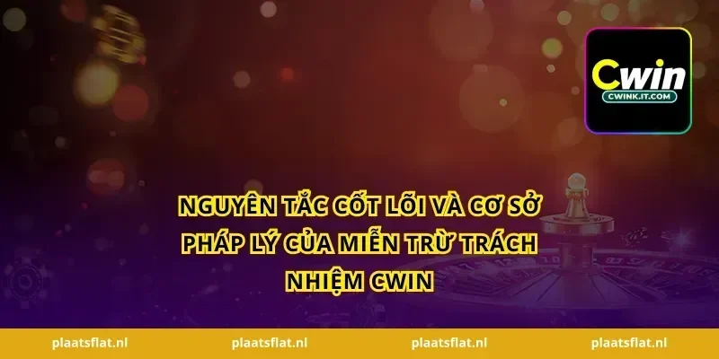 Nguyên tắc cốt lõi và cơ sở pháp lý của miễn trừ trách nhiệm Cwin